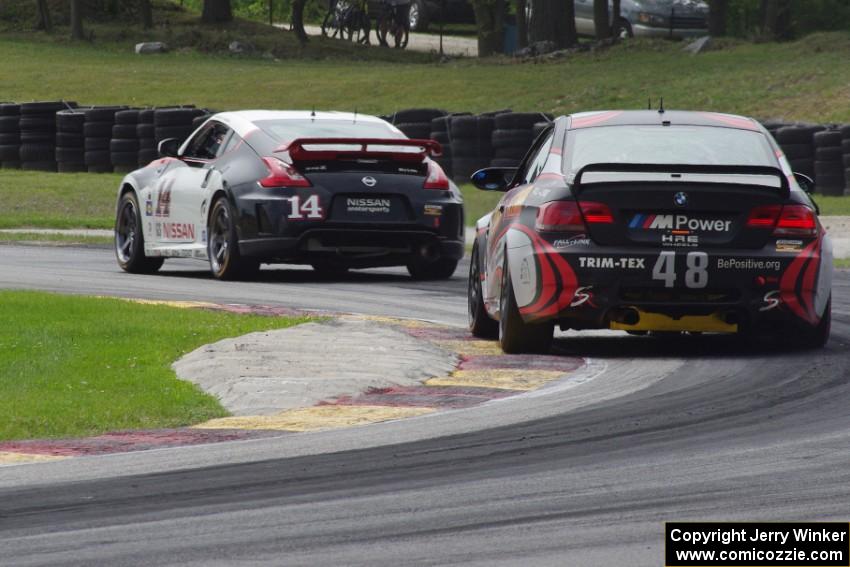 Bryan Heitkotter / B.J. Zacharias Nissan 370Z and Charles Espenlaub / Trent Hindman BMW M3 Coupe