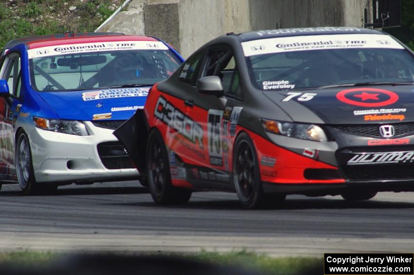 Ryan Eversley / Kyle Gimple and Sarah Cattaneo / Owen Trinkler Honda Civic Sis