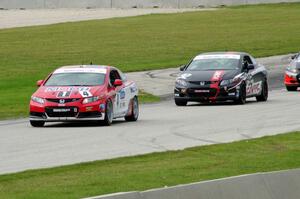 Juan Leroux / Jorge Leroux and Chad Gilsinger / Michael Valiente Honda Civic Sis