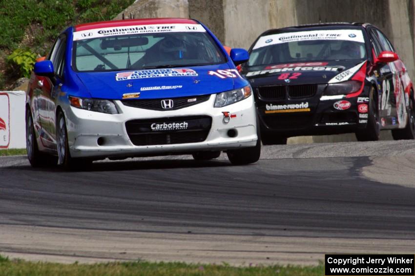 Sarah Cattaneo / Owen Trinkler BMW 128i and Dan Rogers / Seth Thomas BMW 328i