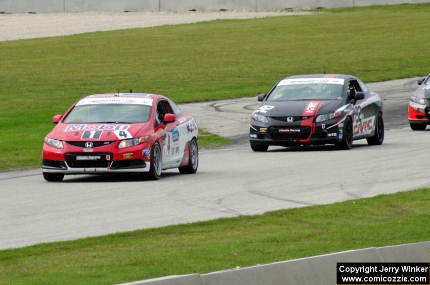 Juan Leroux / Jorge Leroux and Chad Gilsinger / Michael Valiente Honda Civic Sis