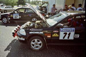 Jay Kowalik / Carl Lindquist Honda Civic CVT (in the back) and Bryan Hourt / Brian Shanfeld Honda Civic