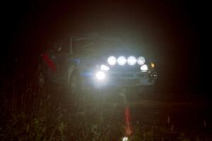 Noel Lawler / Charles Bradley Hyundai Tiburon at speed through the crossroads on SS6, East Steamboat.