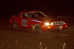 Andrew Havas / Scott Slingerland Mazda RX-7 at speed through the crossroads on SS6, East Steamboat.