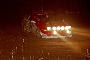 Wiktor Biegalski / Dariusz Peszko Mitsubishi Eclipse at speed through the crossroads on SS6, East Steamboat.