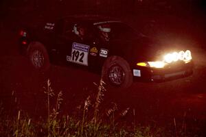 Brian Scott / David Watts Eagle Talon at speed through the crossroads on SS6, East Steamboat.