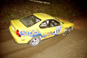 Jim Anderson / Martin Dapot Honda Prelude VTEC at speed on SS8, Kabekona.