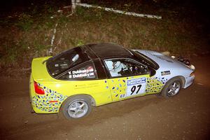 Paul Dubinsky / Yvon Dubinsky Eagle Talon at speed on SS8, Kabekona.