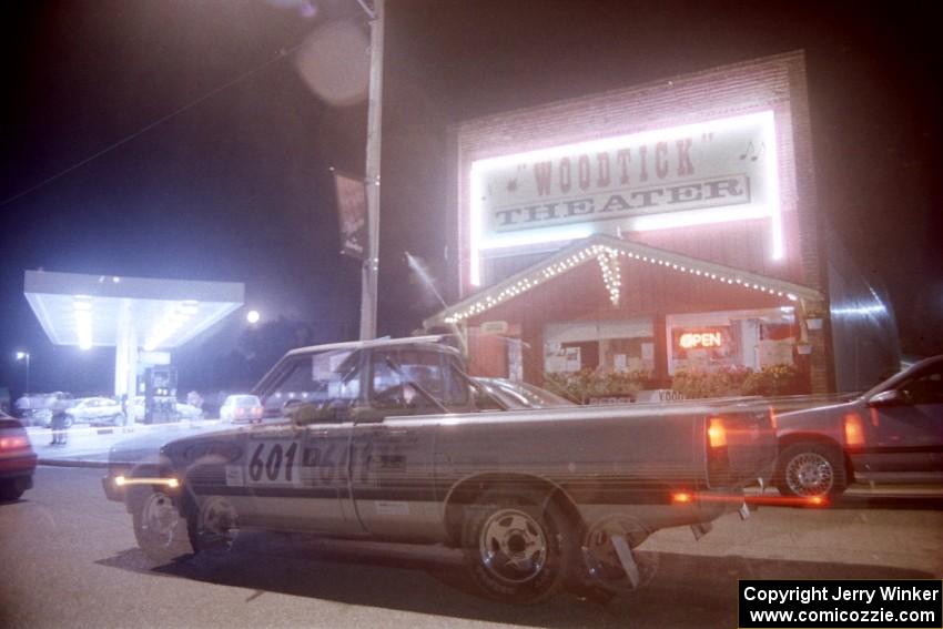 Mike Halley / Emily Burton-Weinman Dodge Ram 50 prepares to leave Akeley service.