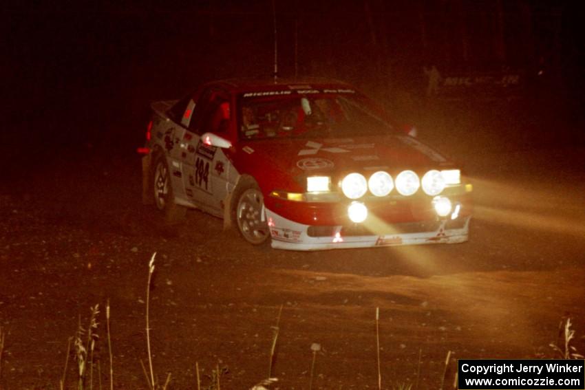 Wiktor Biegalski / Dariusz Peszko Mitsubishi Eclipse at speed through the crossroads on SS6, East Steamboat.