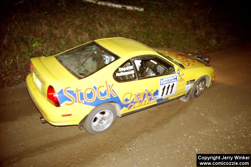 Jim Anderson / Martin Dapot Honda Prelude VTEC at speed on SS8, Kabekona.