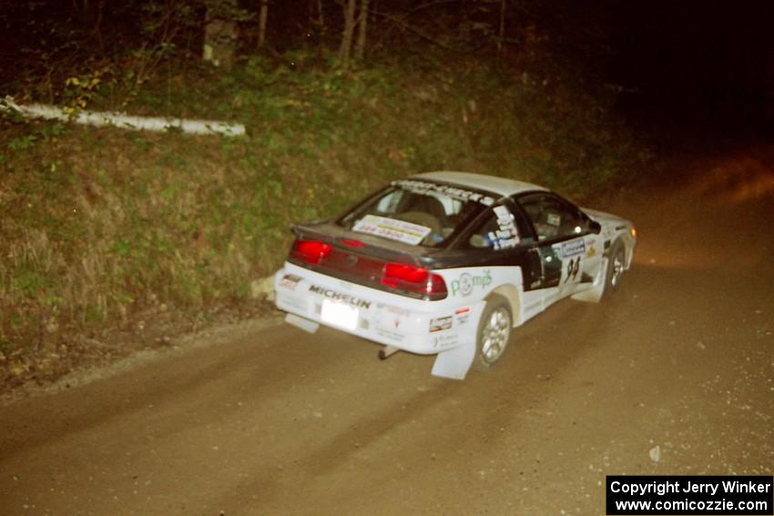 Bryan Pepp / Jerry Stang Eagle Talon at speed on SS8, Kabekona.