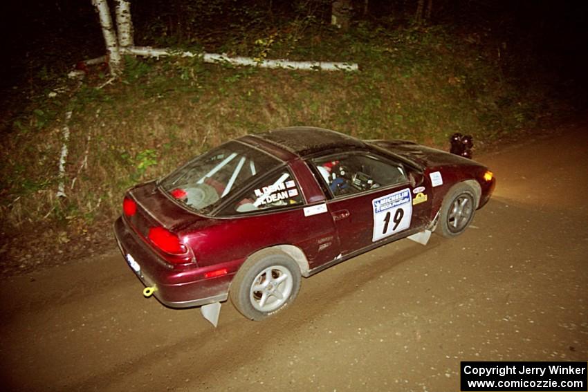 Rod Dean / Nichole Dean Plymouth Laser at speed on SS8, Kabekona.