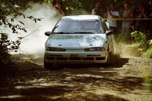 Bryan Pepp / Jerry Stang Eagle Talon at the spectator location on SS9, Strawberry Mountain.