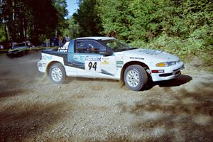 Bryan Pepp / Jerry Stang Eagle Talon powers out of a corner on SS11, Anchor Hill.