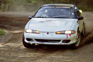 Paul Dubinsky / Yvon Dubinsky Eagle Talon powers out of a corner on SS11, Anchor Hill.