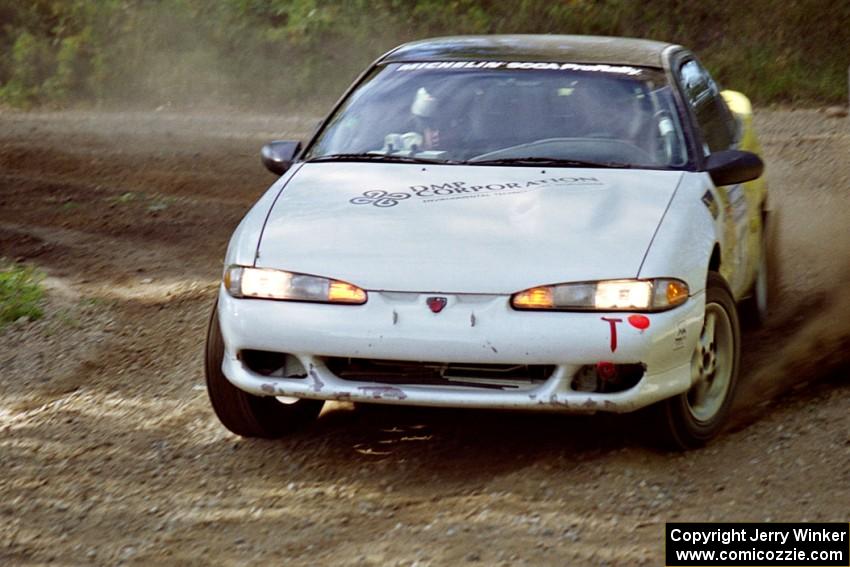 Paul Dubinsky / Yvon Dubinsky Eagle Talon powers out of a corner on SS11, Anchor Hill.