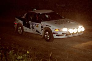 Bryan Pepp / Jerry Stang Eagle Talon at speed through the crossroads on SS6, East Steamboat.