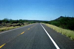 A view on the drive towards Prescott, AZ