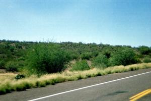 A view on the drive towards Prescott, AZ