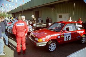 Doug Robinson / Sue Robinson Mazda 323GTX at parc expose at the fairgrounds.