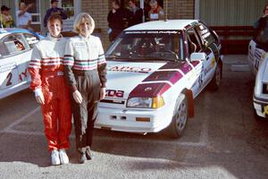 Gail Truess / Pattie Hughes Mazda 323GTX at parc expose at the fairgrounds.