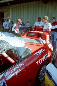 Ralph Kosmides / Joe Noyes Toyota Supra Turbo at parc expose at the fairgrounds.