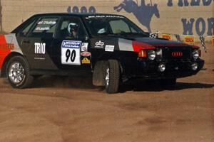 Lauchlin O'Sullivan / Farina O'Sullivan Audi 4000 Quattro on SS1, Fairgrounds.