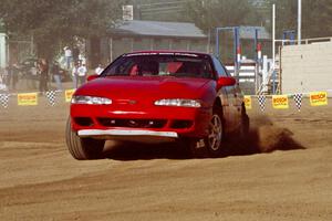 Roger Hull / Sean Gallagher Eagle Talon on SS1, Fairgrounds.