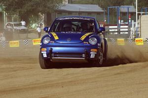 Karl Scheible / Gail McGuire VW Beetle on SS1, Fairgrounds.