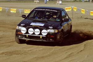 Pat Richard / Ben Bradley Subaru Impreza 2.5RS on SS1, Fairgrounds.