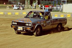 Mike Halley / Emily Burton-Weinman Dodge Ram 50 on SS1, Fairgrounds.