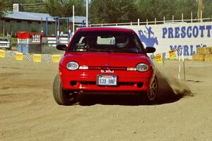 Trevor Donison / John Allen Plymouth Neon on SS1, Fairgrounds.