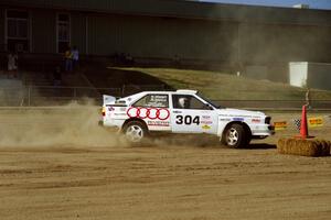 Ron Wood / Kelly Walsh Audi Quattro	on SS1, Fairgrounds.