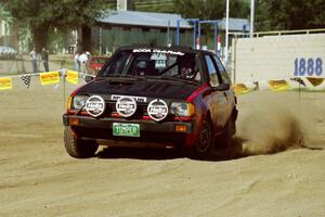 Mick Kilpatrick / Jim Gillaspy Dodge Colt on SS1, Fairgrounds.