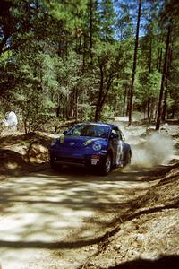 Karl Scheible / Gail McGuire VW Beetle on SS5, Mingus Mountain II.