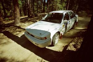 Seamus Burke / Tom Lawless Mitsubishi Galant VR-4 on SS5, Mingus Mountain II.