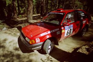 Doug Robinson / Sue Robinson Mazda 323GTX on SS5, Mingus Mountain II.