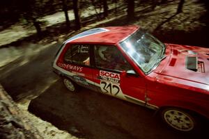 Justin Benham / Chrissie Beavis Dodge Omni GLH Turbo on SS5, Mingus Mountain II.