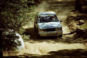 Carl Jardevall / Amity Trowbridge Volvo 740 on SS5, Mingus Mountain II.