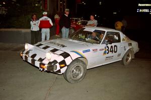 Cable Rhodes / Tyler Rhodes Mazda RX-7 at the end of the event