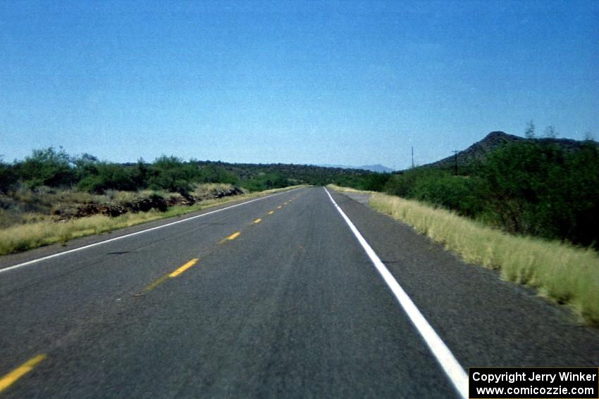 A view on the drive towards Prescott, AZ