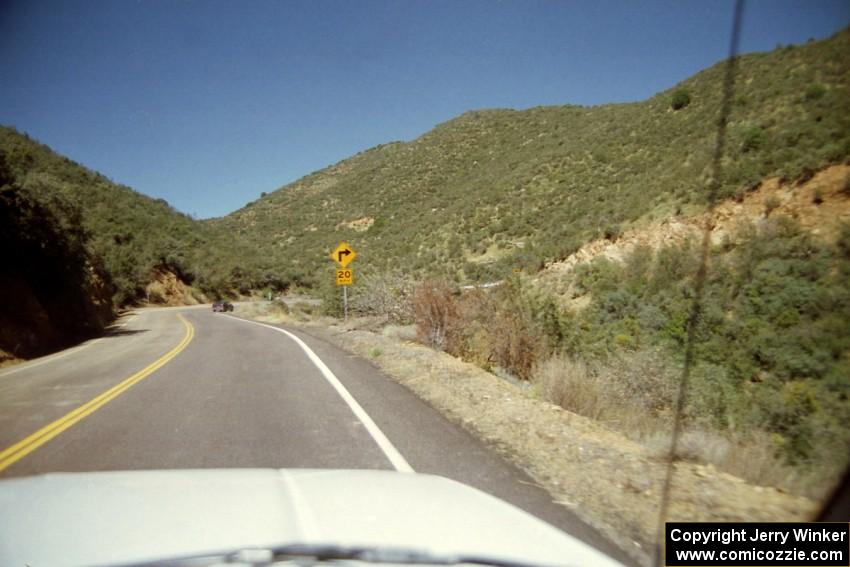 A view on the drive towards Prescott, AZ