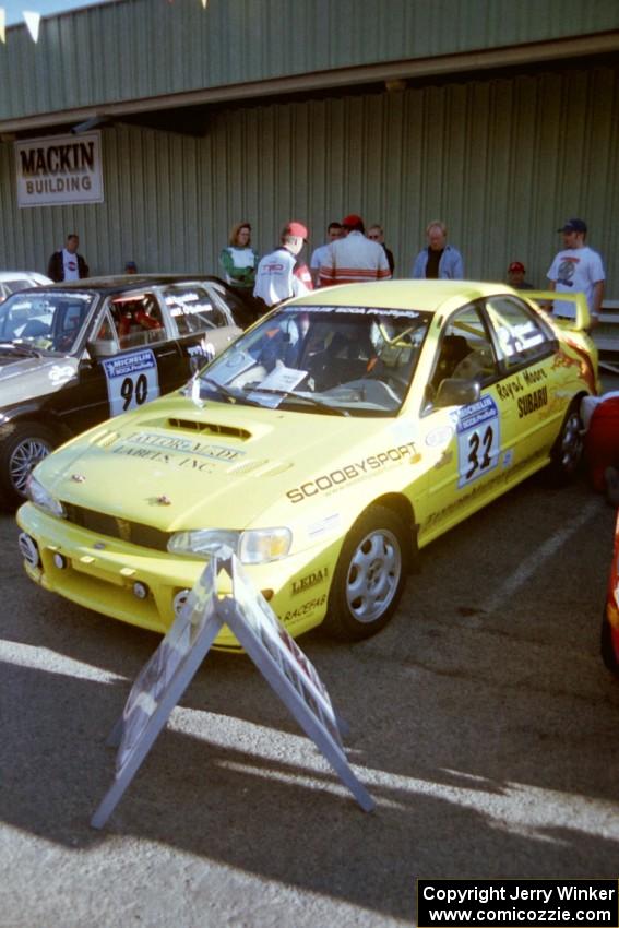 Paul Eklund / Dave Jameson Subaru Impreza at parc expose at the fairgrounds.