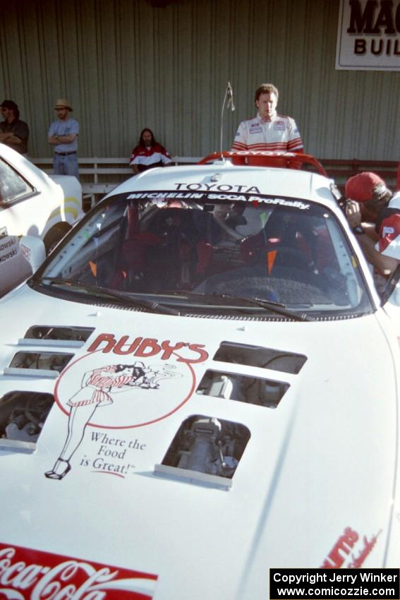 Ralph Kosmides / Joe Noyes Toyota Supra Turbo at parc expose at the fairgrounds.