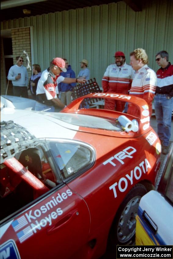 Ralph Kosmides / Joe Noyes Toyota Supra Turbo at parc expose at the fairgrounds.