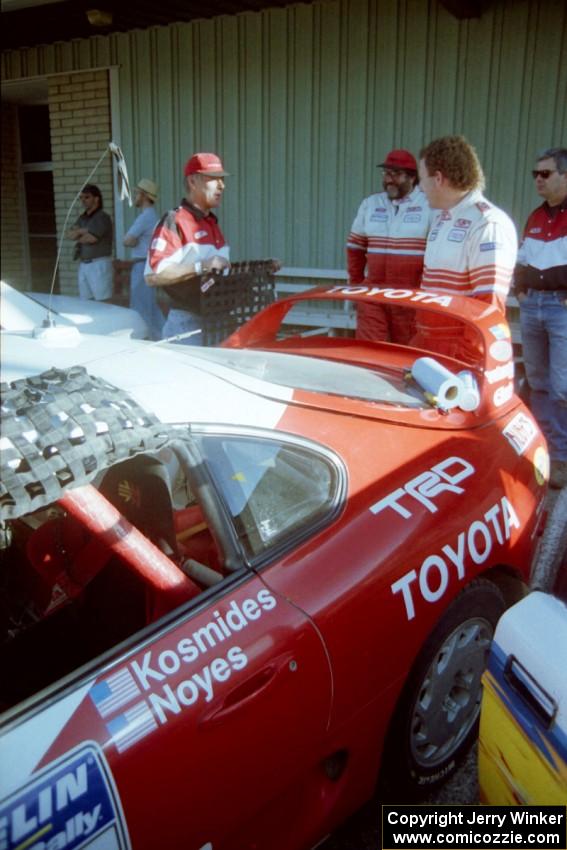 Ralph Kosmides / Joe Noyes Toyota Supra Turbo at parc expose at the fairgrounds.