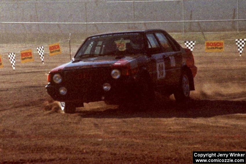 Lauchlin O'Sullivan / Farina O'Sullivan Audi 4000 Quattro on SS1, Fairgrounds.