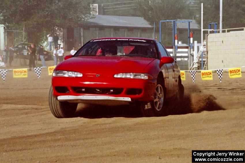 Roger Hull / Sean Gallagher Eagle Talon on SS1, Fairgrounds.