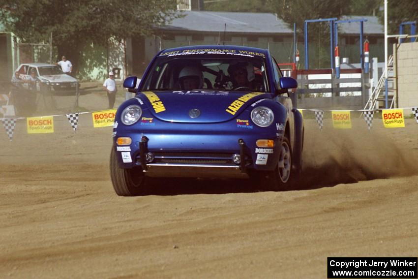 Karl Scheible / Gail McGuire VW Beetle on SS1, Fairgrounds.